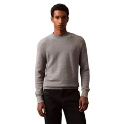 Áo Len Nam Calvin Klein Supima Cotton Sweater 40EM303-030 Màu Xám Size XS