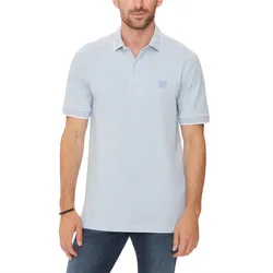 Áo Polo Nam Hugo Boss Polo Shirt 50507699PASSERTIP_AZ460 Màu Xanh Dương Nhạt Size S