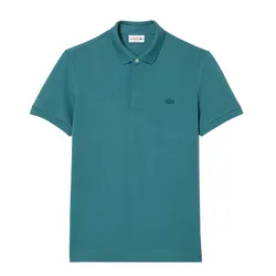 Áo Polo Nam Lacoste Men's Paris Regular Fit Stretch Piqué Shirt PH5522 IY4 Màu Xanh Cổ Vịt Size 2