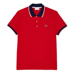 Áo Polo Nam Lacoste Men's Regular Fit Stretch Cotton Piqué PH3461 240 Màu Đỏ Size 5