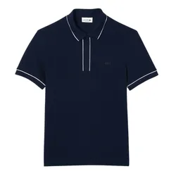 Áo Polo Nam Lacoste Regular Fit Paris Stretch Piqué PH8184 51 166 Màu Xanh Navy Size 3