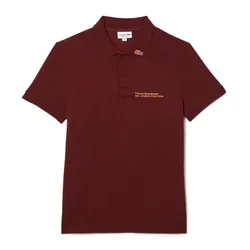 Áo Polo Nam Lacoste Regular Fit Red Polo Shirt PH0088 ZS1 Màu Đỏ Mận Size 5