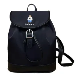 Balo WHOAU Steve Canvas Backpack WHBGF2211A Màu Đen