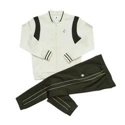 Bộ Quần Áo Nỉ Nam Bomber Le Coq Sportif Màu Kem Xanh Size XL