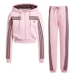 Bộ Quần Áo Nữ Adidas 70s Fleece JN7665/JN8281 Màu Hồng Size S (Form Âu)