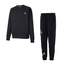 Bộ Thể Thao Nam Nike Jordan Flight FB7020-010 FB7028-010 Màu Đen Size S (Form Á)