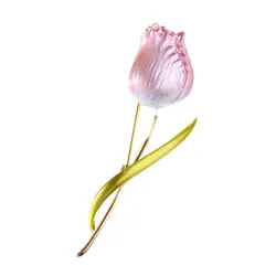 Cài Áo Nữ Meri Elegant Tulip BR220 Màu Hồng