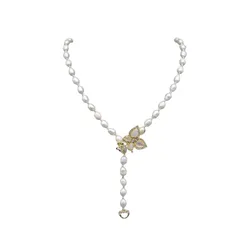 Dây Chuyền Nữ Kya Jewel Delicate Pearl PN4 Màu Trắng Vàng