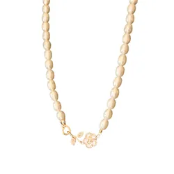 Dây Chuyền Nữ Kya Jewel Pearl Blossom PN16 Màu Trắng
