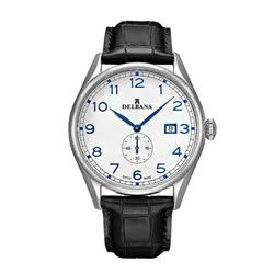 Đồng Hồ Nam Delbana Fiorentino 42mm Watch 41601.682.6.062 Màu Đen Phối Bạc