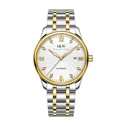 Đồng Hồ Nam I&W Carnival Automatic IW725G-DT (IW725G1) Màu Bạc Phối Vàng