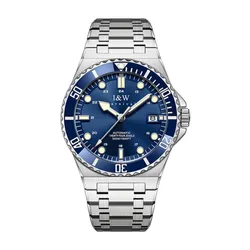 Đồng Hồ Nam I&W Carnival Automatic IW726G-DT (IW726G2) Màu Bạc Xanh Navy