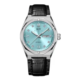 Đồng Hồ Nam I&W Carnival Automatic Watch IW751G-DD (IW751G16) Màu Đen/Xanh Ngọc