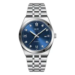 Đồng Hồ Nam I&W Carnival Automatic Watch IW758G-DT (IW758G3) Màu Bạc/Xanh Dương