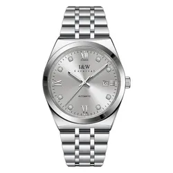 Đồng Hồ Nam I&W Carnival Automatic Watch IW758G-DT (IW758G4) Màu Bạc/Xám