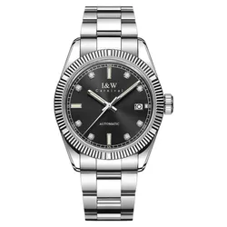 Đồng Hồ Nam I&W Carnival Automatic Watch IW786G-DT (IW786G5) Màu Bạc - Đen