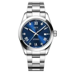 Đồng Hồ Nam I&W Carnival Automatic Watch IW788G-DT (IW788G5) Màu Xanh Bạc