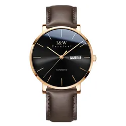 Đồng Hồ Nam I&W Carnival Automatic Watch IW8828G-DD (IW8828G19) Màu Nâu Đậm/Đen