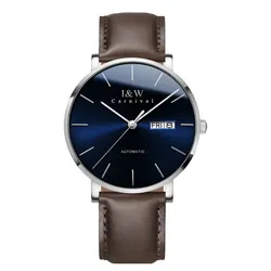Đồng Hồ Nam I&W Carnival Automatic Watch IW8828G-DD (IW8828G23) Màu Nâu Xanh