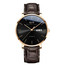 Đồng Hồ Nam I&W Carnival Automatic Watch IW8828G-DD (IW8828G5) Màu Nâu Đen