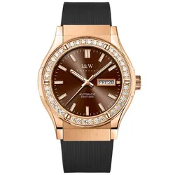 Đồng Hồ Nam I&W Carnival IW55851G-DS – Automatic (IW55851G30) Màu Nâu-Vàng Hồng