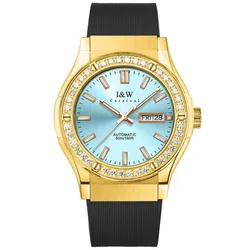 Đồng Hồ Nam I&W Carnival IW55851G-DS – Automatic (IW55851G33) Màu Vàng Xanh