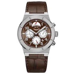 Đồng Hồ Nam I&W Carnival IW655G-DD (IW655G10) Automatic Màu Nâu Bạc