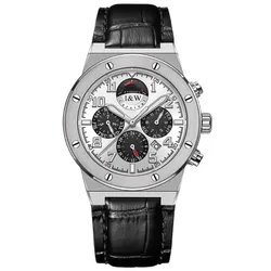 Đồng Hồ Nam I&W Carnival IW655G-DD (IW655G6) Automatic Màu Đen Bạc