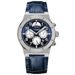 Đồng Hồ Nam I&W Carnival IW655G-DD (IW655G9) Automatic Màu Xanh Bạc