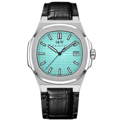 Đồng Hồ Nam I&W Carnival IW721GT-DD – Automatic (IW721GT26) Màu Xanh Đen