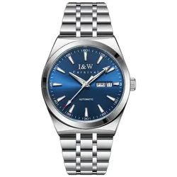 Đồng Hồ Nam I&W Carnival IW732G-DT – Automatic (IW732G4) Màu Xanh Bạc