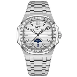 Đồng Hồ Nam I&W Carnival IW735G-DT – Automatic (IW735G26) Màu Bạc