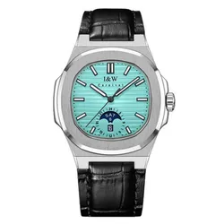 Đồng Hồ Nam I&W Carnival IW735GT-DD – Automatic (IW735GT6) Màu Xanh Bạc