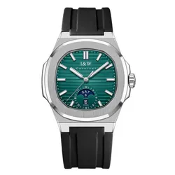 Đồng Hồ Nam I&W Carnival IW735GT-DS – Automatic (IW735GT12) Màu Xanh Bạc