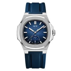 Đồng Hồ Nam I&W Carnival IW735GT-DS – Automatic (IW735GT13) Màu Xanh Bạc