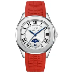 Đồng Hồ Nam I&W Carnival IW738G-DS – Automatic (IW738G2) Màu Đỏ