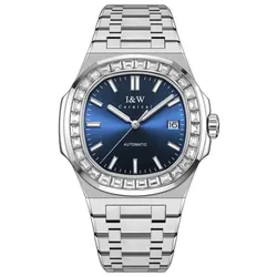 Đồng Hồ Nam I&W Carnival IW750G-DT – Automatic (IW750G1) Màu Xanh Bạc