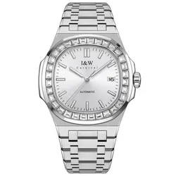 Đồng Hồ Nam I&W Carnival IW750G-DT – Automatic (IW750G4) Màu Bạc