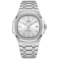 Đồng Hồ Nam I&W Carnival IW750GT-DT – Automatic (IW750GT4) Màu Bạc