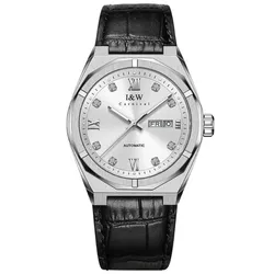 Đồng Hồ Nam I&W Carnival  IW751G-DD – Automatic (IW751G8) Màu Đen Bạc