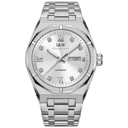 Đồng Hồ Nam I&W Carnival IW751G-DT – Automatic (IW751G4) Màu Bạc