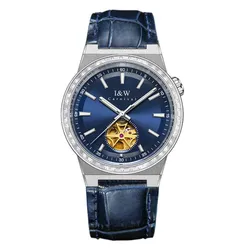 Đồng Hồ Nam I&W Carnival IW761G-DD – Automatic (IW761G5) Màu Xanh Bạc