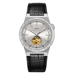 Đồng Hồ Nam I&W Carnival IW761G-DD – Automatic (IW761G7) Màu Bạc Đen
