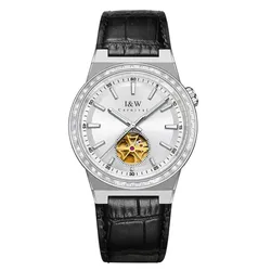 Đồng Hồ Nam I&W Carnival IW761G-DD – Automatic (IW761G8) Màu Bạc Đen