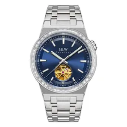 Đồng Hồ Nam I&W Carnival IW761G-DT – Automatic (IW761G1) Màu Xanh Bạc