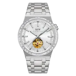 Đồng Hồ Nam I&W Carnival IW761G-DT – Automatic (IW761G4) Màu Bạc