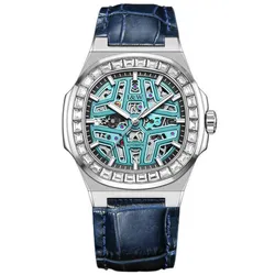 Đồng Hồ Nam I&W Carnival  IW763G-DD – Automatic (IW763G4) Màu Xanh Bạc