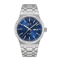Đồng Hồ Nam I&W Carnival Steel Strap Automatic IW779G-DT (IW779G2) Màu Bạc Phối Xanh Navy