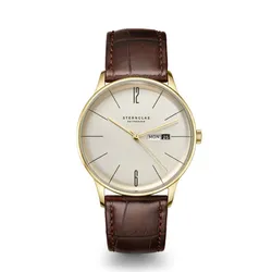 Đồng Hồ Nam Sternglas Berlin S01-BE14-HE01 - 38mm Màu Nâu Vàng