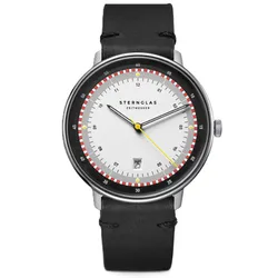 Đồng Hồ Nam Sternglas Hamburg Edition Hafen Quartz S01-HHH16-VI15 42mm Màu Đen Bạc